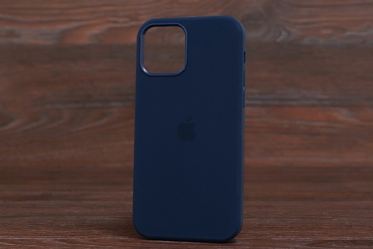 Silicone Case iPhone 14+ Navy blue (20)
