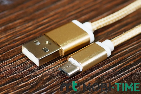 USB Кабель micro плетенка (1m)