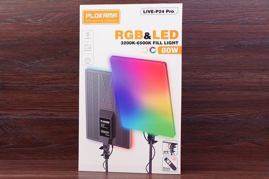 Прямокутна LED Лампа Plokama Live-P24Pro 55х32см 80W RGB