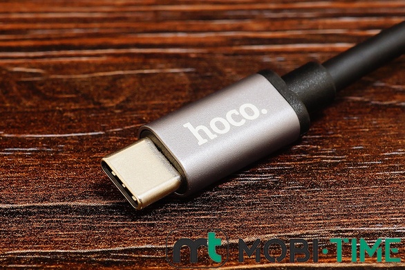 Type-C HUB Hoco HB26 4in1 USB3.0 (сірий)