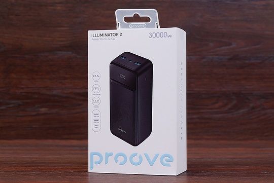 Power Bank Proove Illuminator 2 30000mAh 22.5W (чорний)