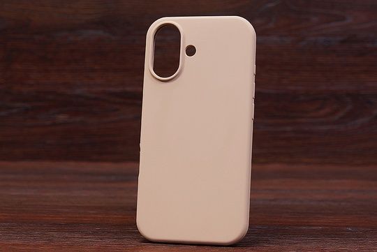 Silicone Case (no logo) Iph 17 Desert gold (76)
