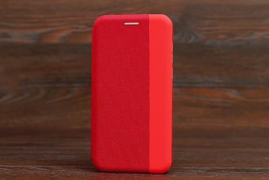 Book HD Case Xiaom Redmi Note 8 red