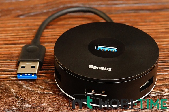 USB HUB Baseus F01 4USB (чорний)