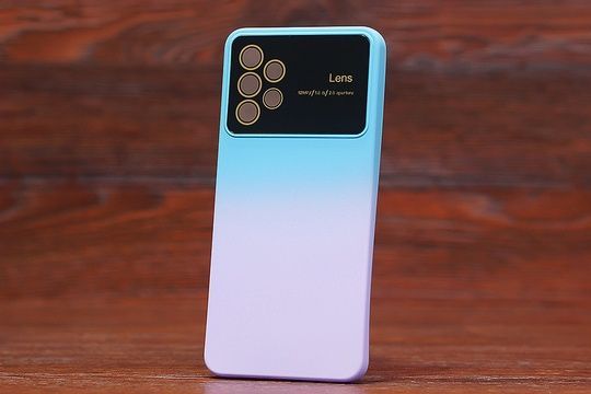 Силікон Lens Sams A52 Blue/ Elegant purple