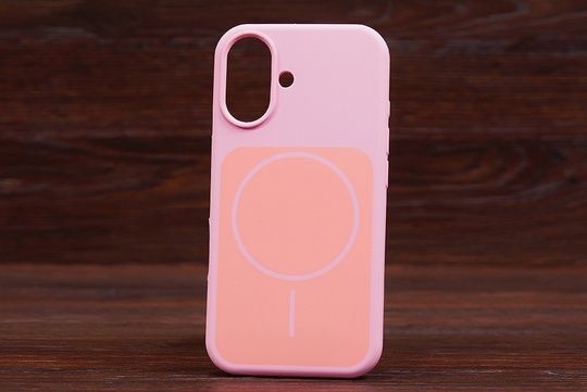 Silicone Soft Back Magsafe iPh 17 Pink