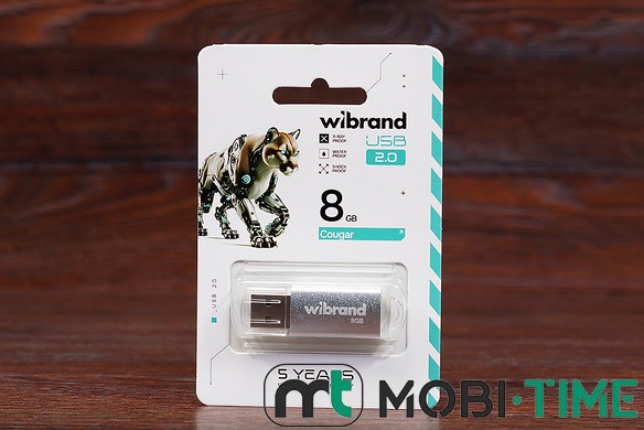 Флешка 8GB Wibrand Cougar