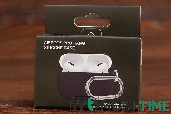Футляр for AirPods Pro Carrying з карабіном (black)