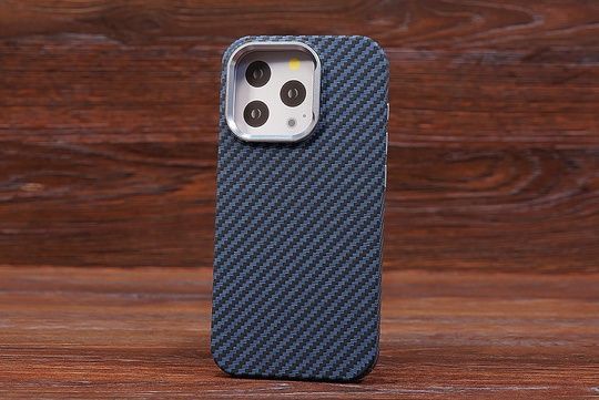 Накладка Piblue Kevlar MagSafe Iph 14 Blue