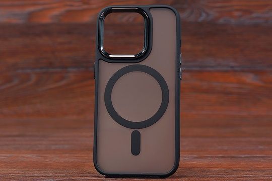 Накладка Space MagSafe Matte iPh 14ProMax black