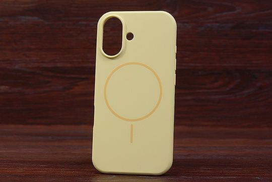 Silicone Soft Case Magsafe iPh 17 Mellow yellow