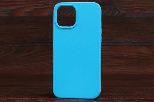 Silicone Case (no logo) iPhone 12Pro Max Blue (16)