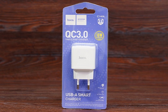 МЗП блок Hoco C140A QC 3.0 (білий)