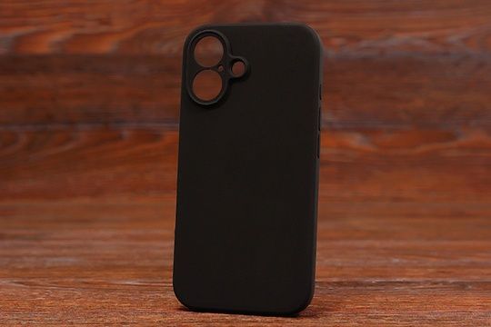 Silicone Case Close Camera (no logo) Iph 16+ Black (1)