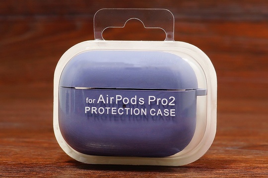 Футляр for Air Pods Pro 2 з мікрофіброю (lavander gray)