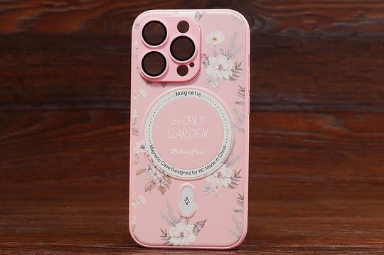 Накладка Secret Garden MagSafe Iph 14Pro Pink