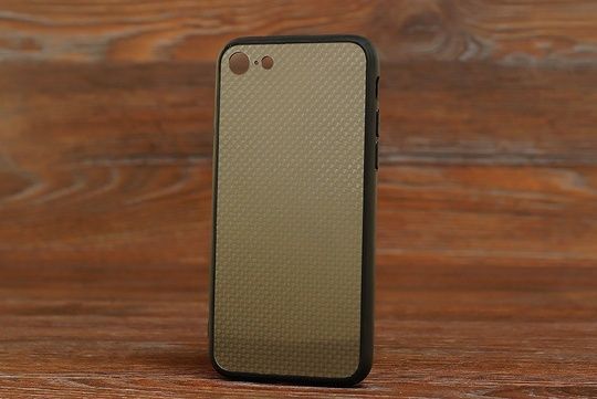 Кришка Iph XR Shine Карбон