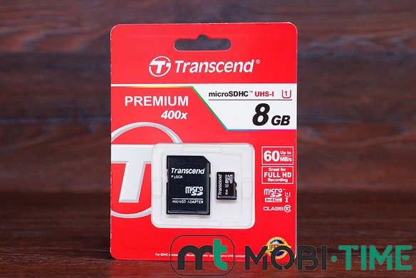 MSD 8GB Transcend/C10+SD