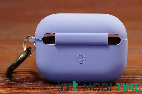 Футляр for Air Pods Pro 2 з мікрофіброю (lavander gray)