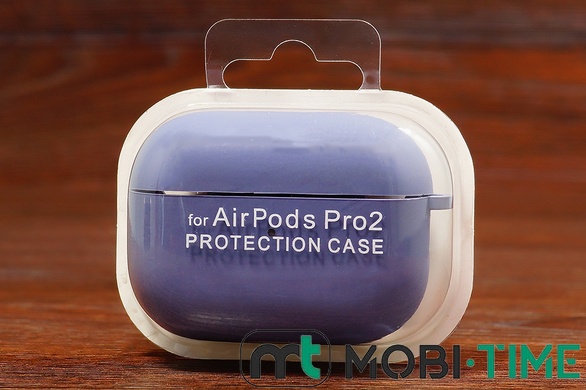 Футляр for Air Pods Pro 2 з мікрофіброю (lavander gray)