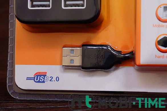 USB HUB P-1602 7USB 2.0 1m (чорний)