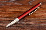 Стилус металевий з ручкою (темно-червоний)