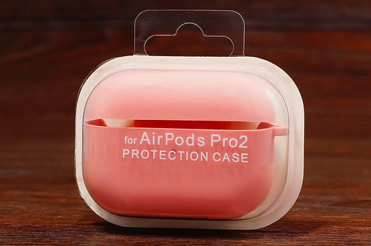 Футляр for Air Pods Pro 2 з мікрофіброю (light pink)