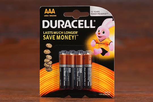 Батарейки DURACELL (AAA) (4шт)