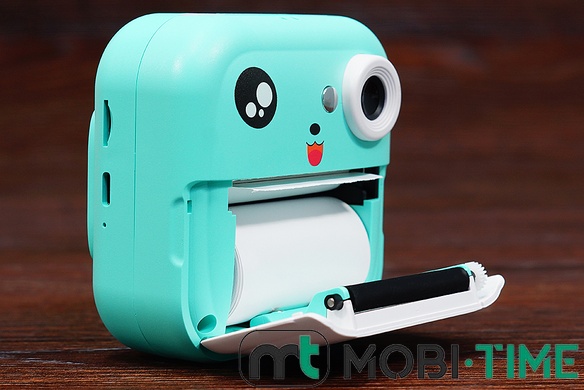 Дитячий фотоапарат Q5 з міні принтером (м'ятний)