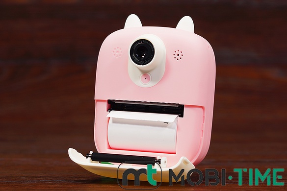 Дитячий фотоапарат P2 з міні принтером (рожевий)