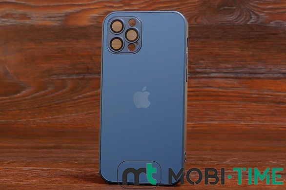 Накладка AG-Glass Matte iPhone 14Pro Navy blue