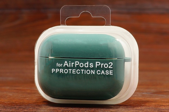 Футляр for Air Pods Pro 2 з мікрофіброю (pine green)