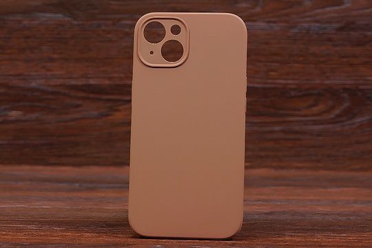 Silicone Case Close Camera (no logo) Iph 13 Dark brown (42)
