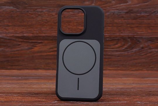 Silicone Soft Back Magsafe iPh 13ProMax Black