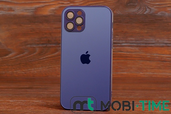 Накладка AG-Glass Matte iPhone 12ProMax Deep purple