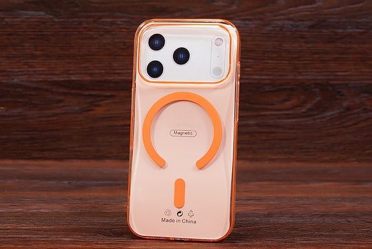 Накладка Acrylic MagSafe Iph 17Pro Orange