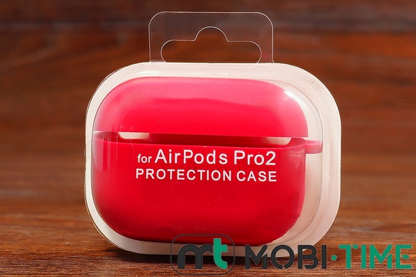 Футляр for Air Pods Pro 2 з мікрофіброю (rose red)