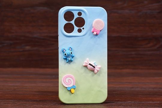 Накладка Rainbow Paper Kids IPh 12 Blue&green