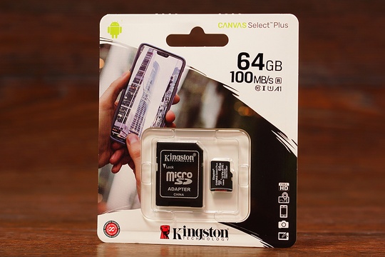 MSD 64GB Kingston Canvas Select+ A1(100Mb/s) /C10+SD