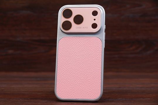 Накладка AITO Leather Iph 16Pro Pink