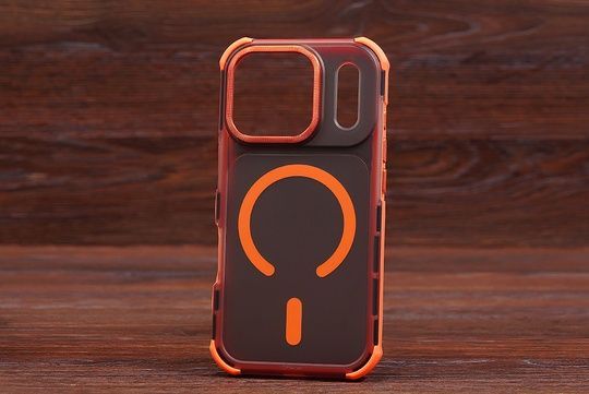 Накладка Matte Bears MagSafe Iph 17ProMax Orange