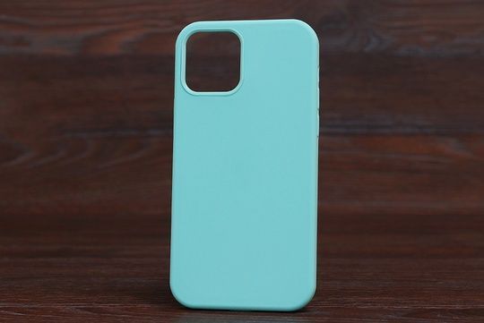 Silicone Case (no logo) iPhone 11ProMax Sea blue (21)