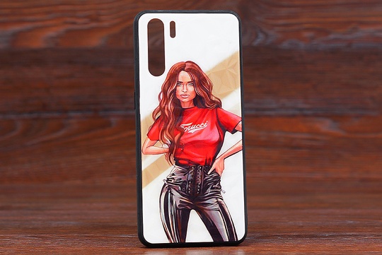 Кришкa Prisma for Xiaom Redmi Note 9T Girl red