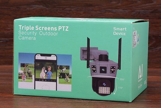 Зовнішня Smart camera V380Pro SD39G-4G 3MP (графітова)