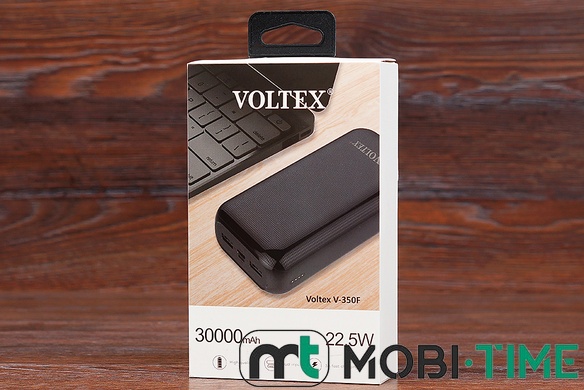 Power Bank Voltex V-350F 30000 mAh 22.5W (чорний)