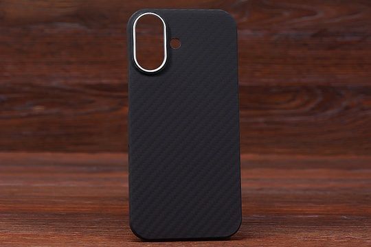 Накладка Carbon Kevlar Slim MagSafe IPh 17 Black