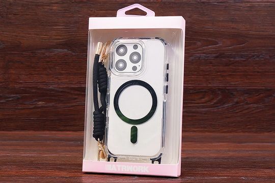 Накладка Lanyard Case MagSafe 2в1 Iph 15 Black