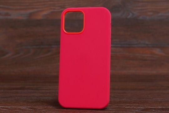 Silicone Case (no logo) iPhone 11ProMax Rose Red (37)
