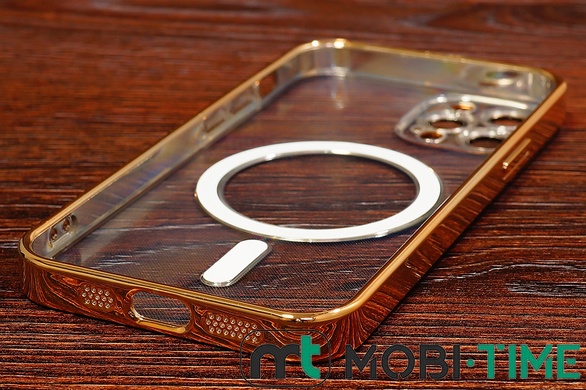 Силікон Shining Case MagSafe Iph 13 Gold