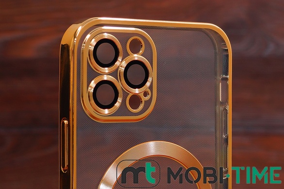 Силікон Shining Case MagSafe Iph 13 Gold